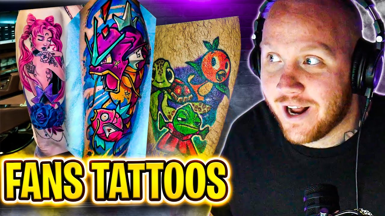 TIMTHETATMAN REACTS TO VIEWERS TATTOOS...