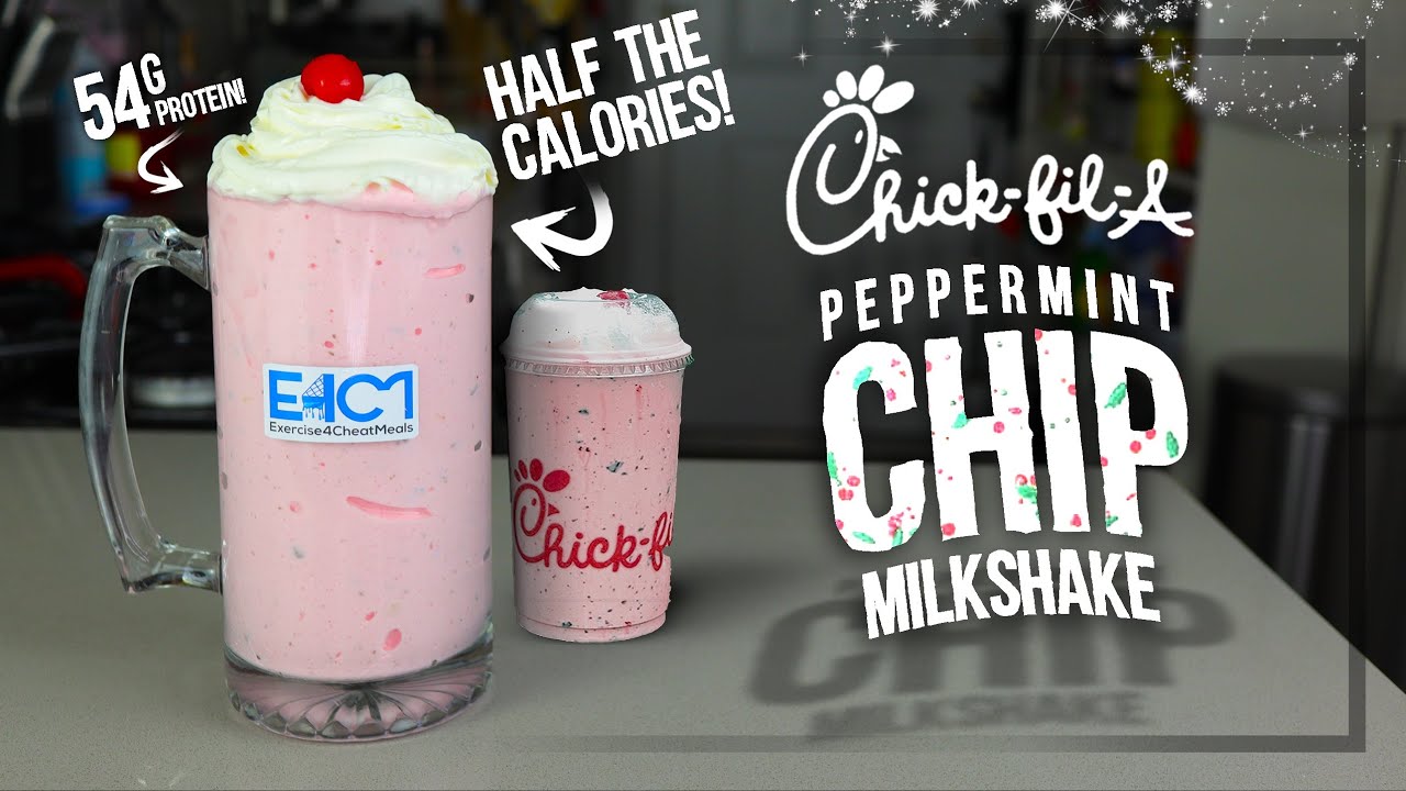 Chick-Fil-A Peppermint Chip Milkshake at Home