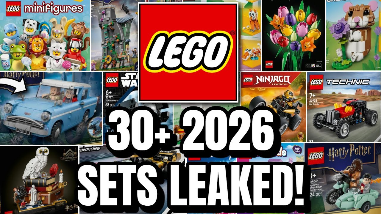 БОЛЕЕ 30 НАБОРОВ LEGO 2026 УТЕЧЕНЫ В ИНФОРМАЦИЮ! (Минифигурки, Гарри Поттер, Creator и многое дру...