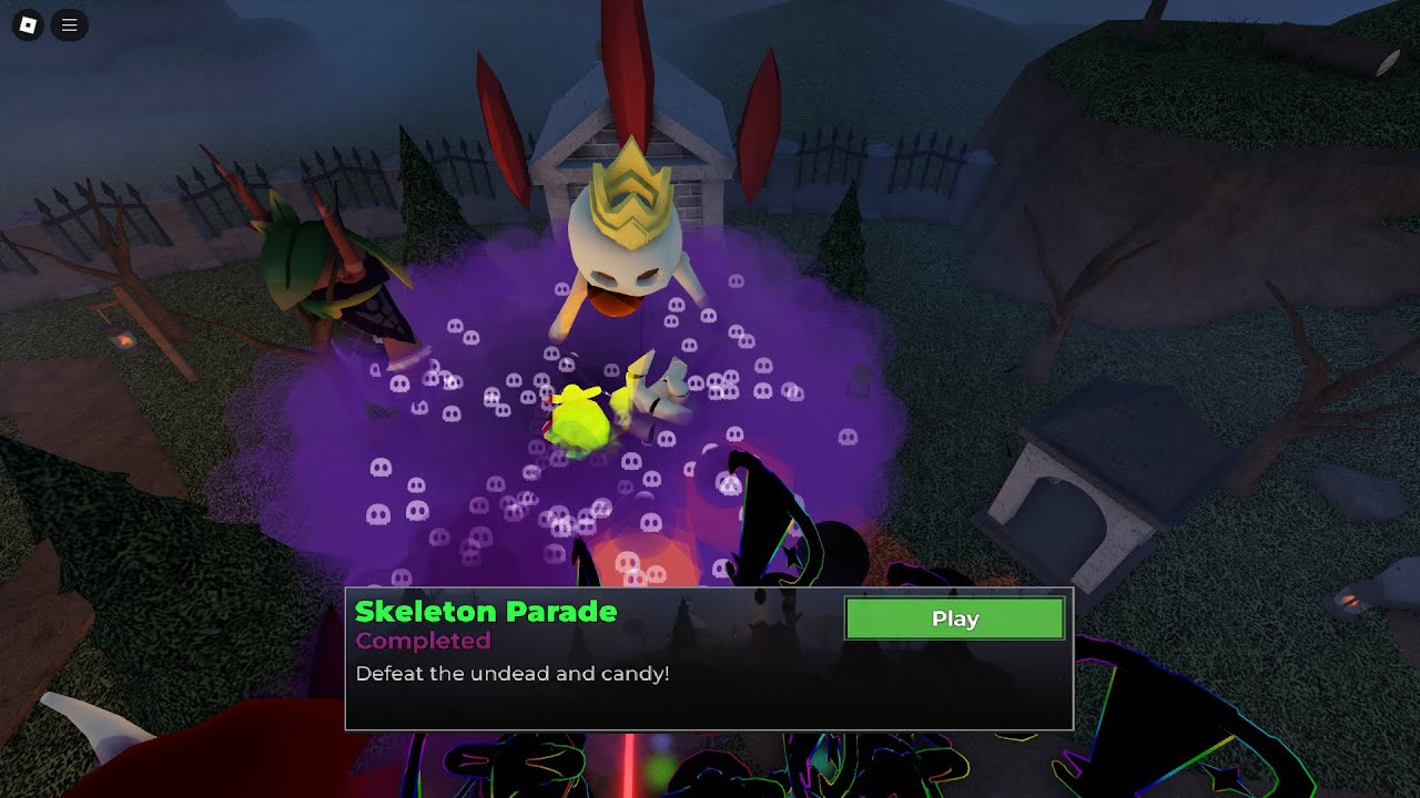 Skeleton Parade Tower Heroes Weekly Challenge