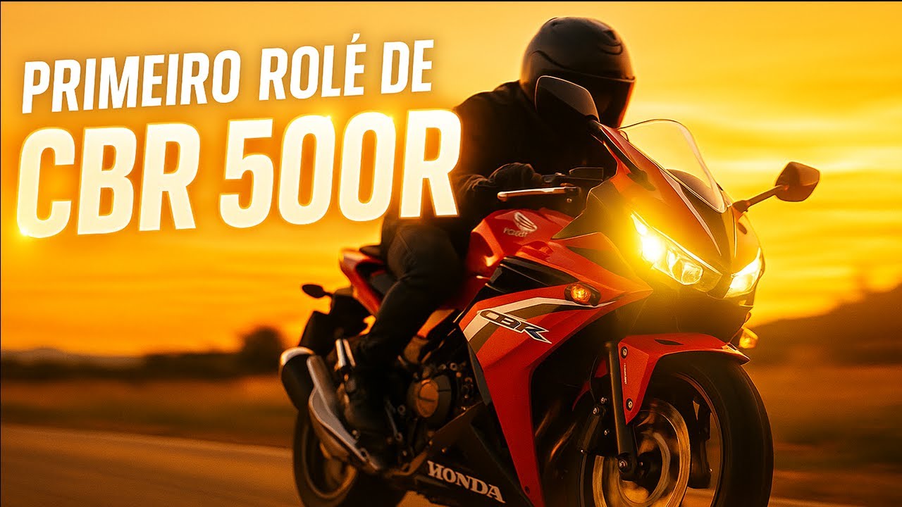 Role de CBR500R pela PRIMEIRA VEZ - Primeiras Impressões