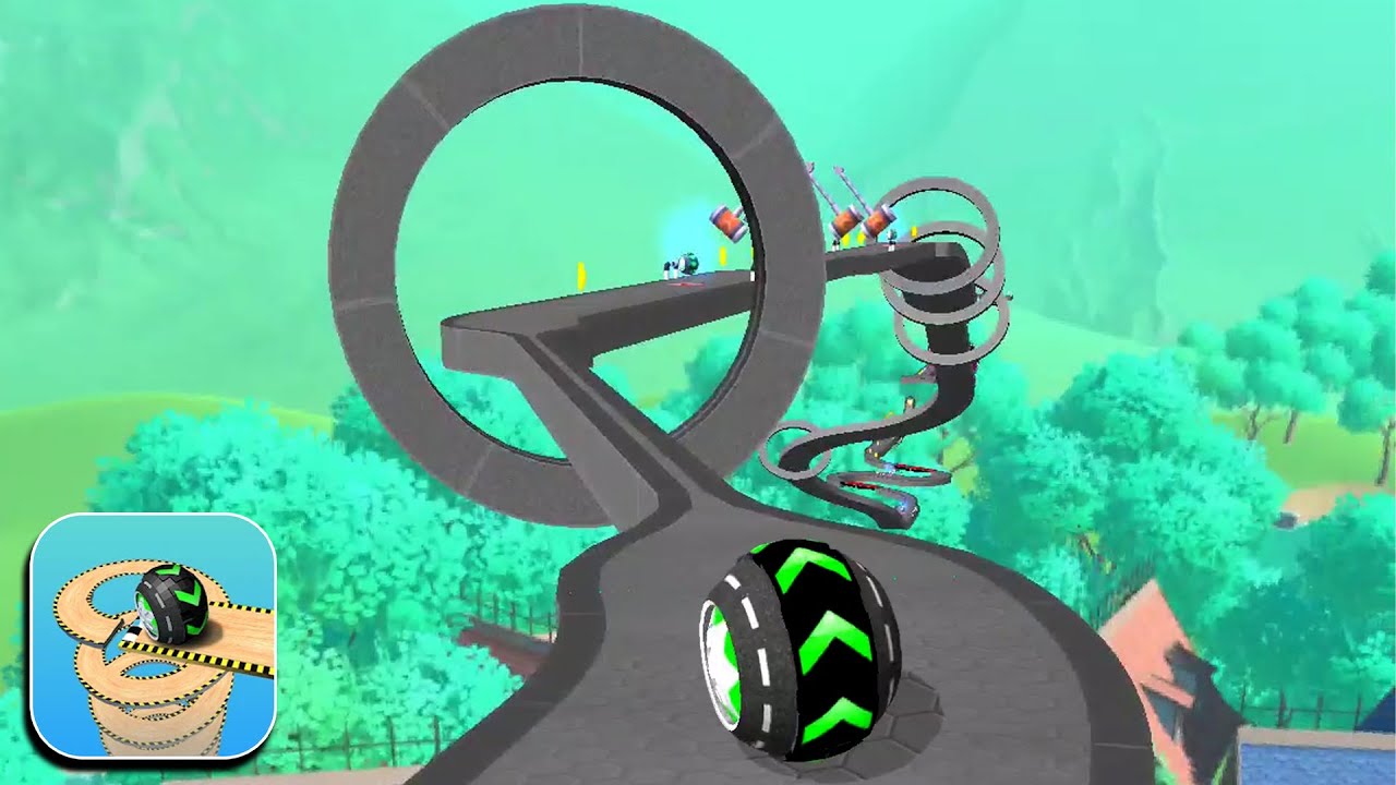 Rolling Ball Sky Escape Gameplay Speedrun All Level 506-510