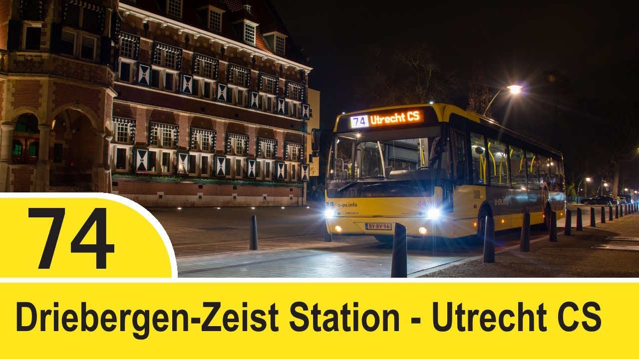 [4K] Bustraject | Driebergen-Zeist Station - Utrecht CS (VDL Berkhof Ambassador)