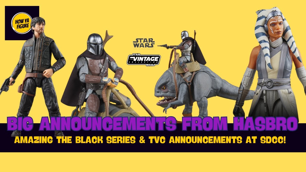 Hasbro NEW Star Wars Figures Announced at SDCC 2024!