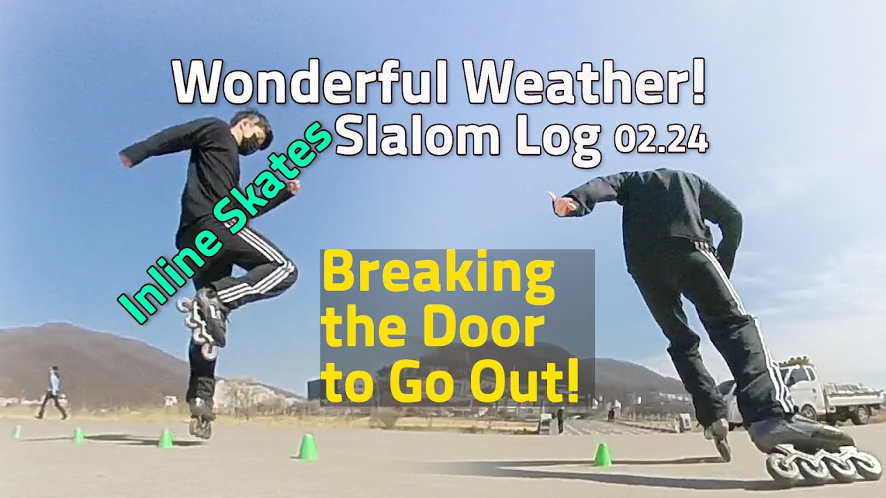 Inline Skate | Slalom Training Log #1 | KSJ from South Korea