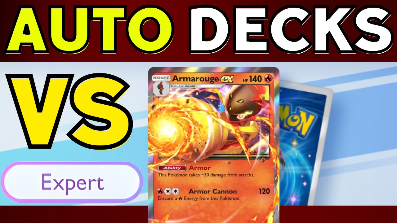 Auto Decks vs Armarouge ex Drop Event (Paldean Wonders) #pokemontcgpocket