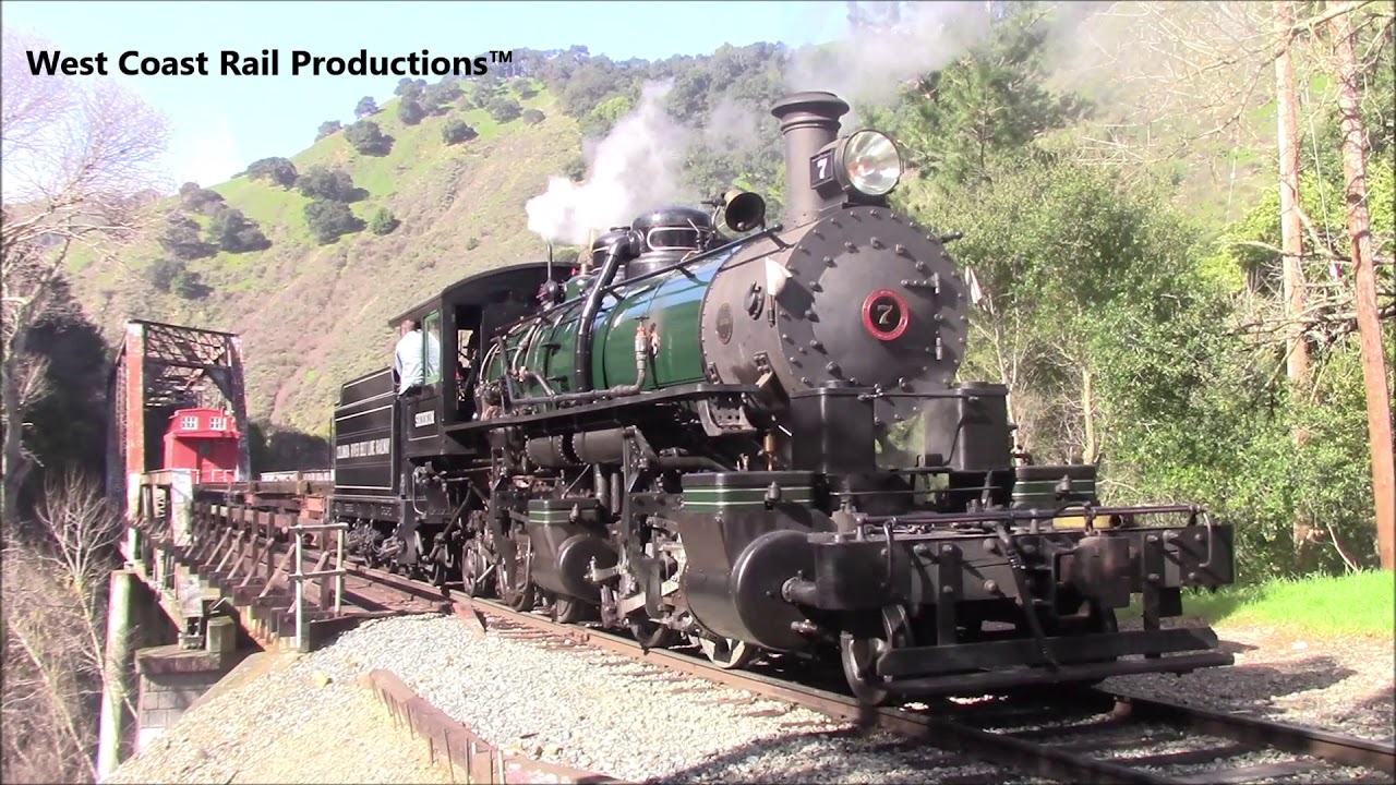 [HD] Niles Canyon Railway Photo Freight Charter with SP 1195 and 