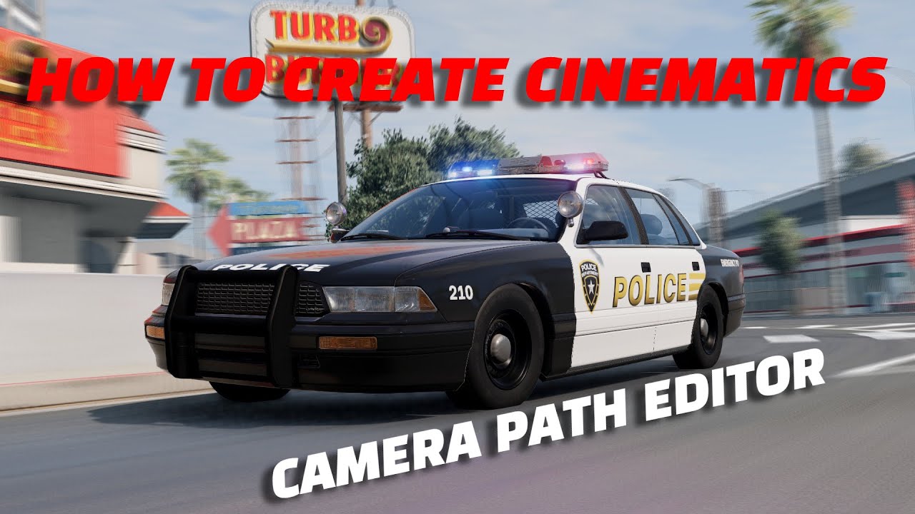 How To Create SMOOTH CINEMATICS In BeamNG (Camera Path Editor)