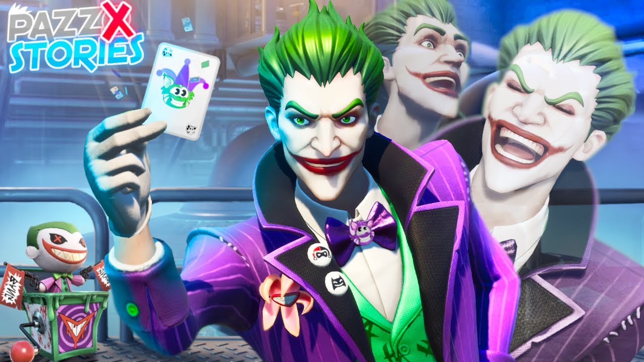 LE VERE ORIGINI DI JOKER SU FORTNITE 🎬 FILM 🎬 Fortnite Stories Pazzox