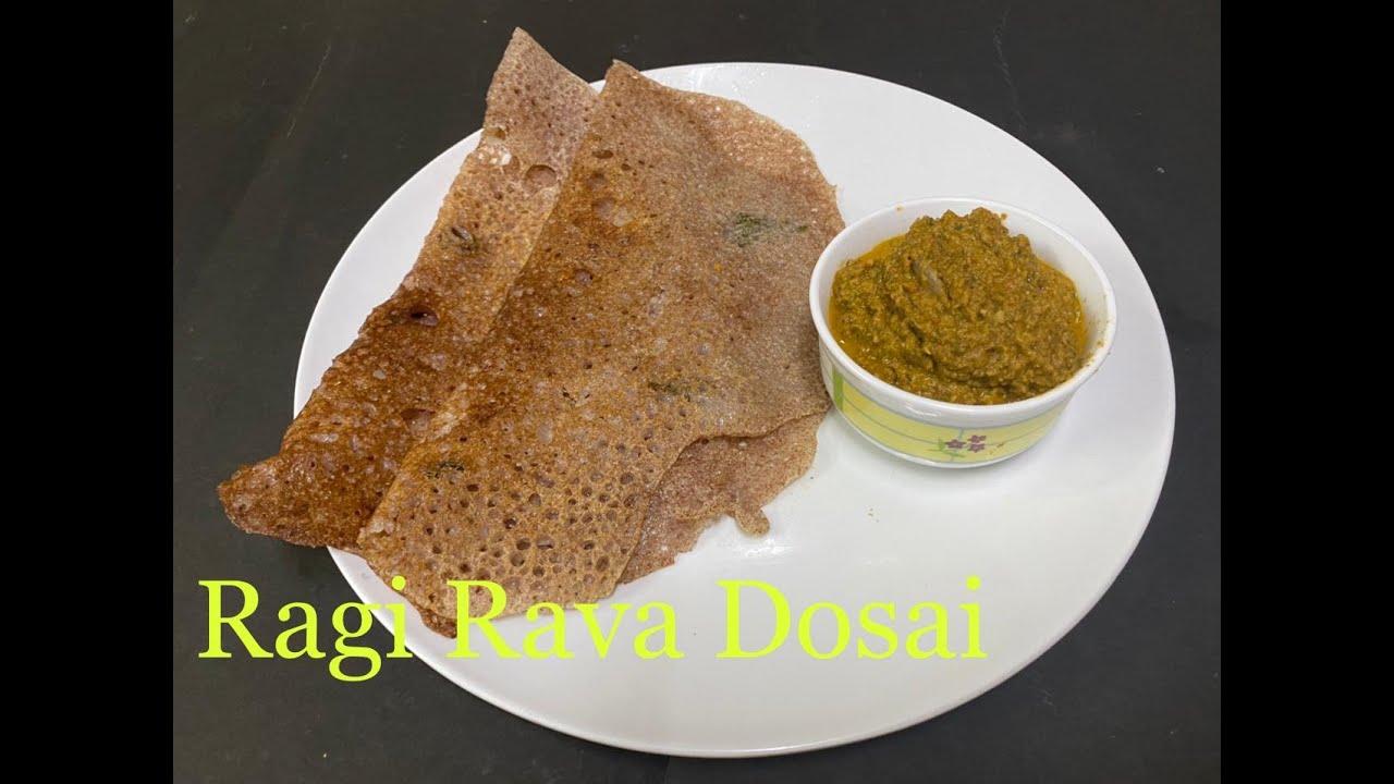 Ragi Rava Dosai/Crispy Healthy Dosai recipe#Meenasuniquerecipe