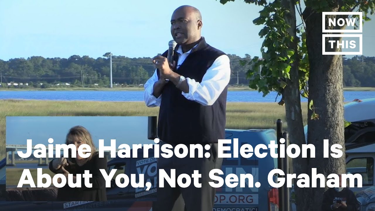 Senate Candidate Jaime Harrison Hosts Pick-Up Truck Rally | NowThis