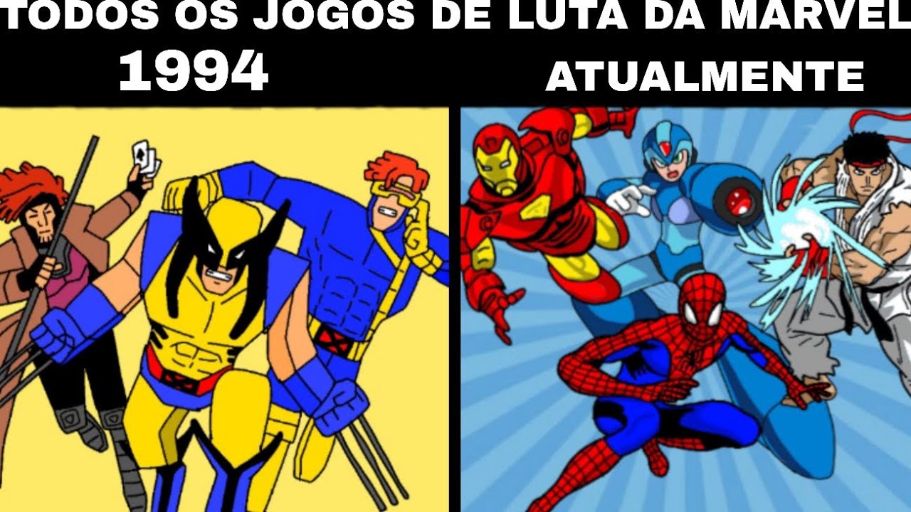 Todos os jogos de luta da Marvel #marvel #games #curiosidades 