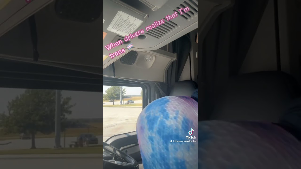 They stay chasing me 😂 #mtftransgender #trans #truckdriver #transgender #truckerlife