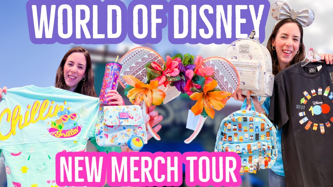 WORLD OF DISNEY New Disney Merch Tour at Disney Springs April 2023 | Walt Disney World Shopping