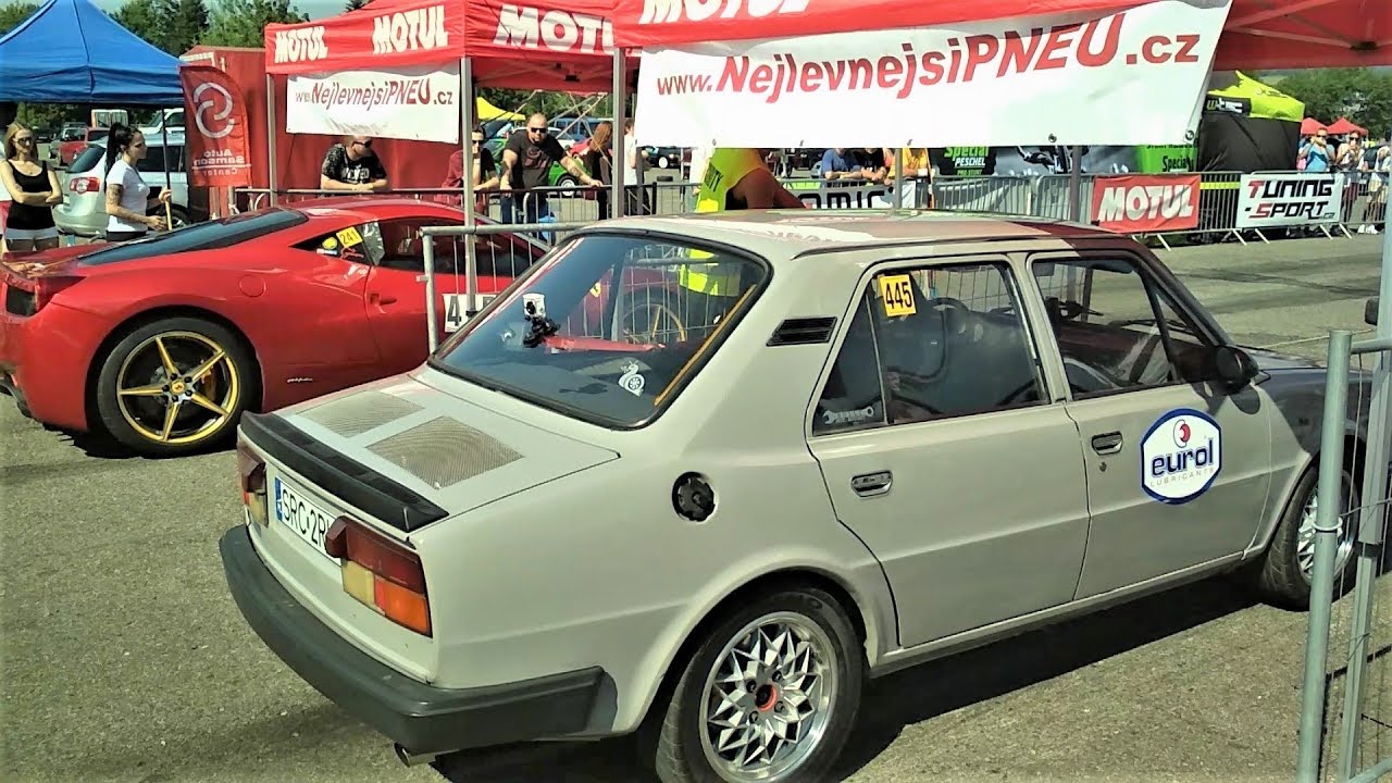 Skoda 120 Turbo vs Supercars - Koprivnice 2018
