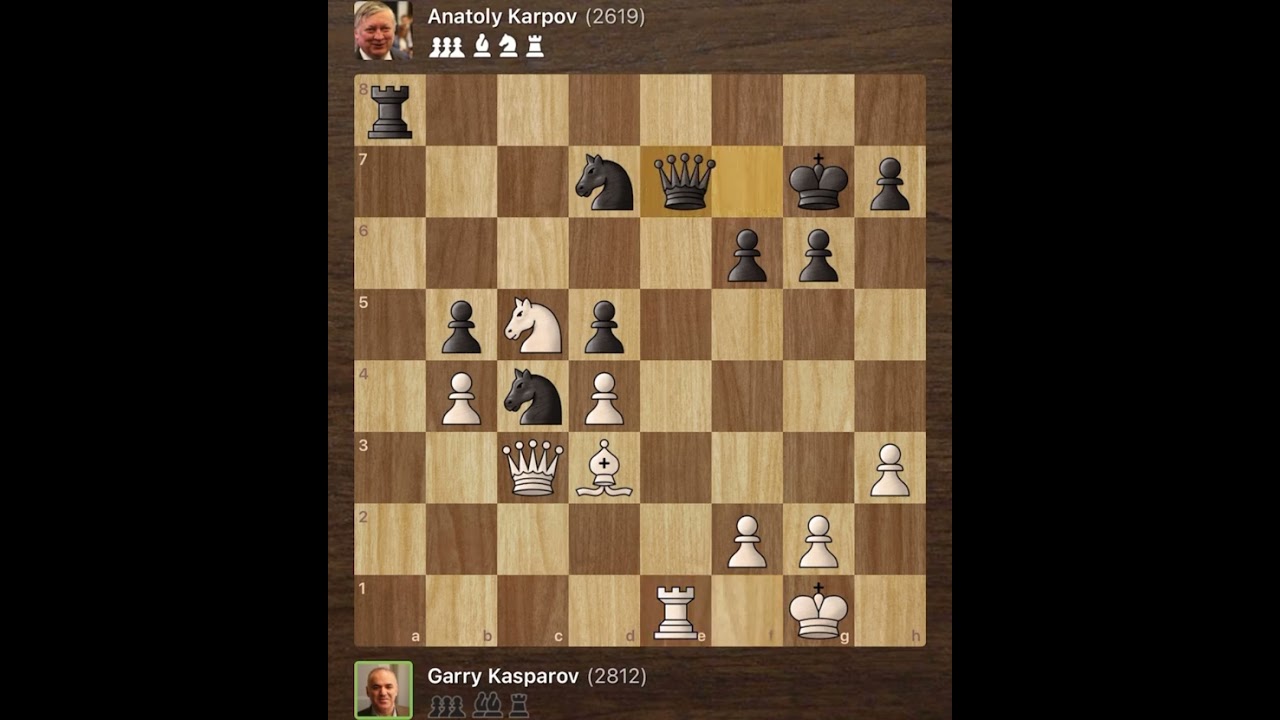 Garry Kasparov vs Anatoly Karpov • Blitz Match, Spain, 2009