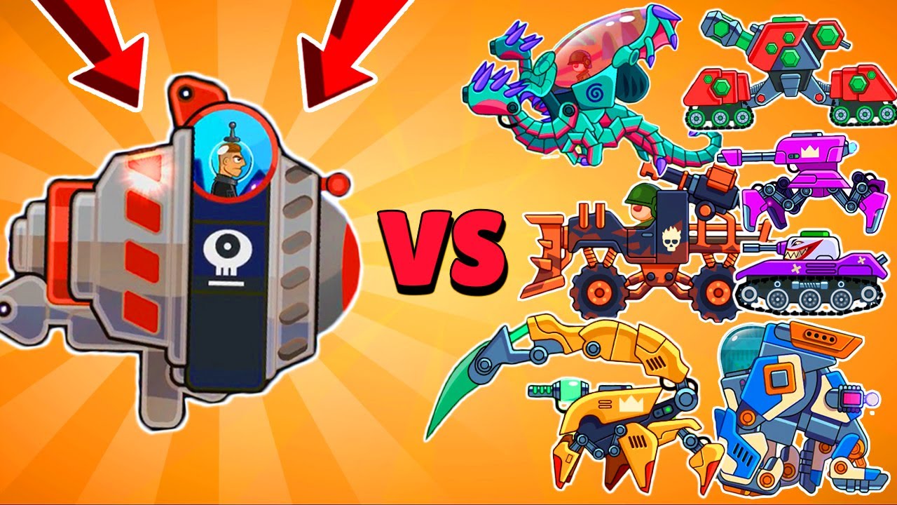 BOSS BEHOLDER vs ALL TANKS  in Hills of Steel