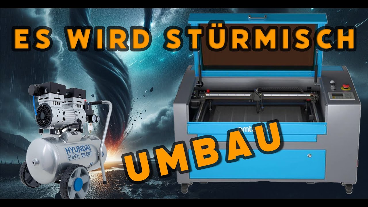 Omtech Turbo 646 Umbau Kompressor