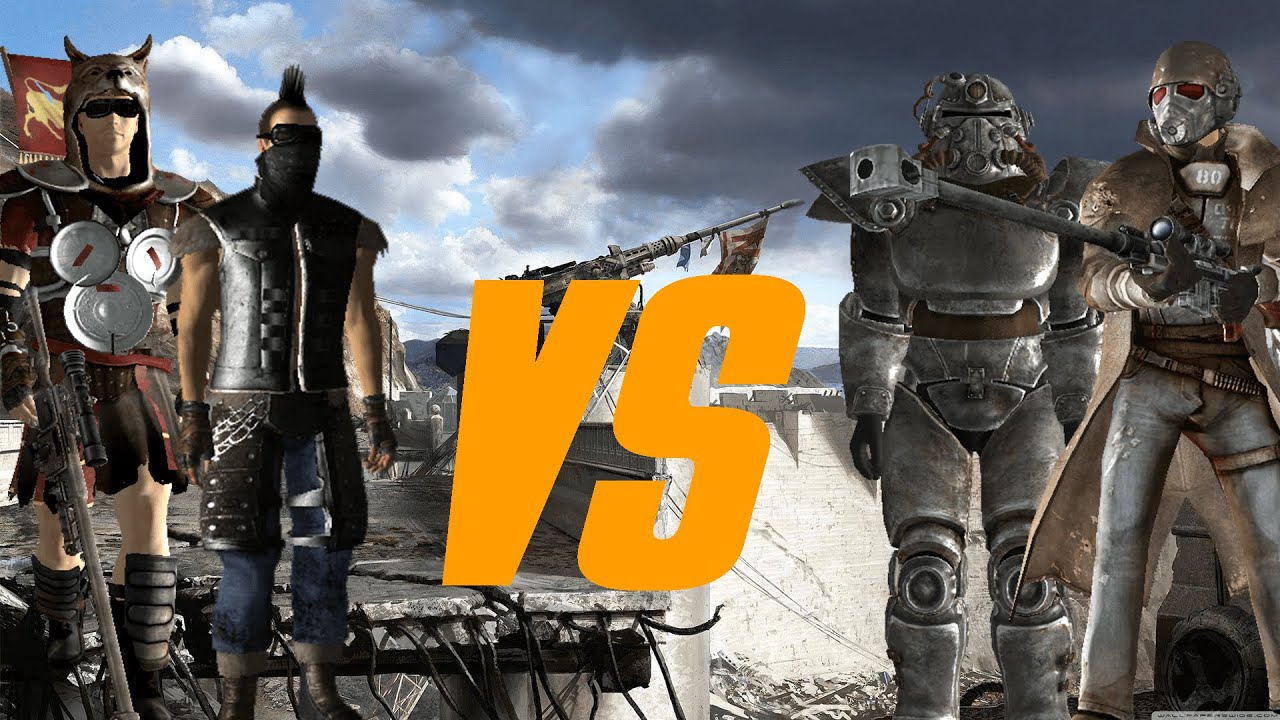 The Great Battle Of Hoover Dam | Legion And Great Khans Vs NCR and BOS Fallout New Vegas NPC Battles