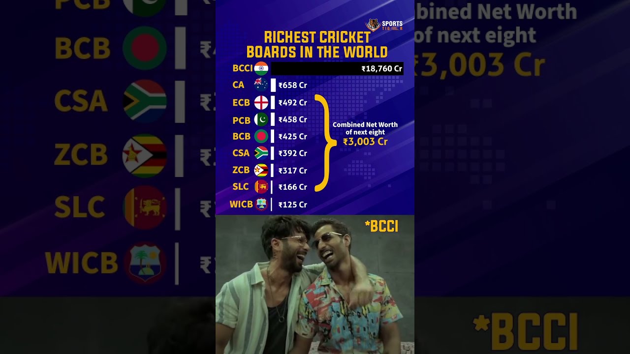List Of Top 10 Richest Cricket Boards In The World | Richest Cricket Board 