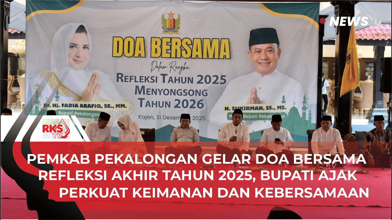 Pemkab Gelar Doa Bersama Refleksi Akhir Tahun 2025, Bupati Ajak Perkuat Keimanan dan Kebersamaan