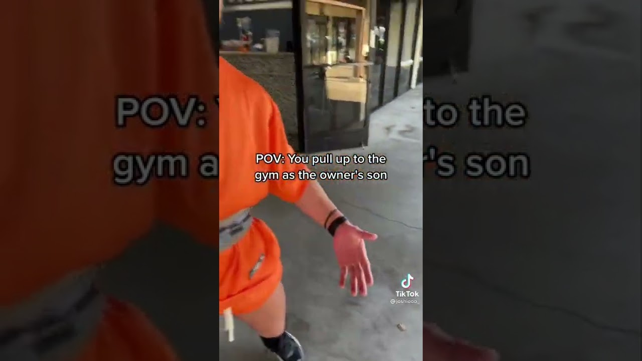 POV: You pull up to the gym the owner's son... #shorts