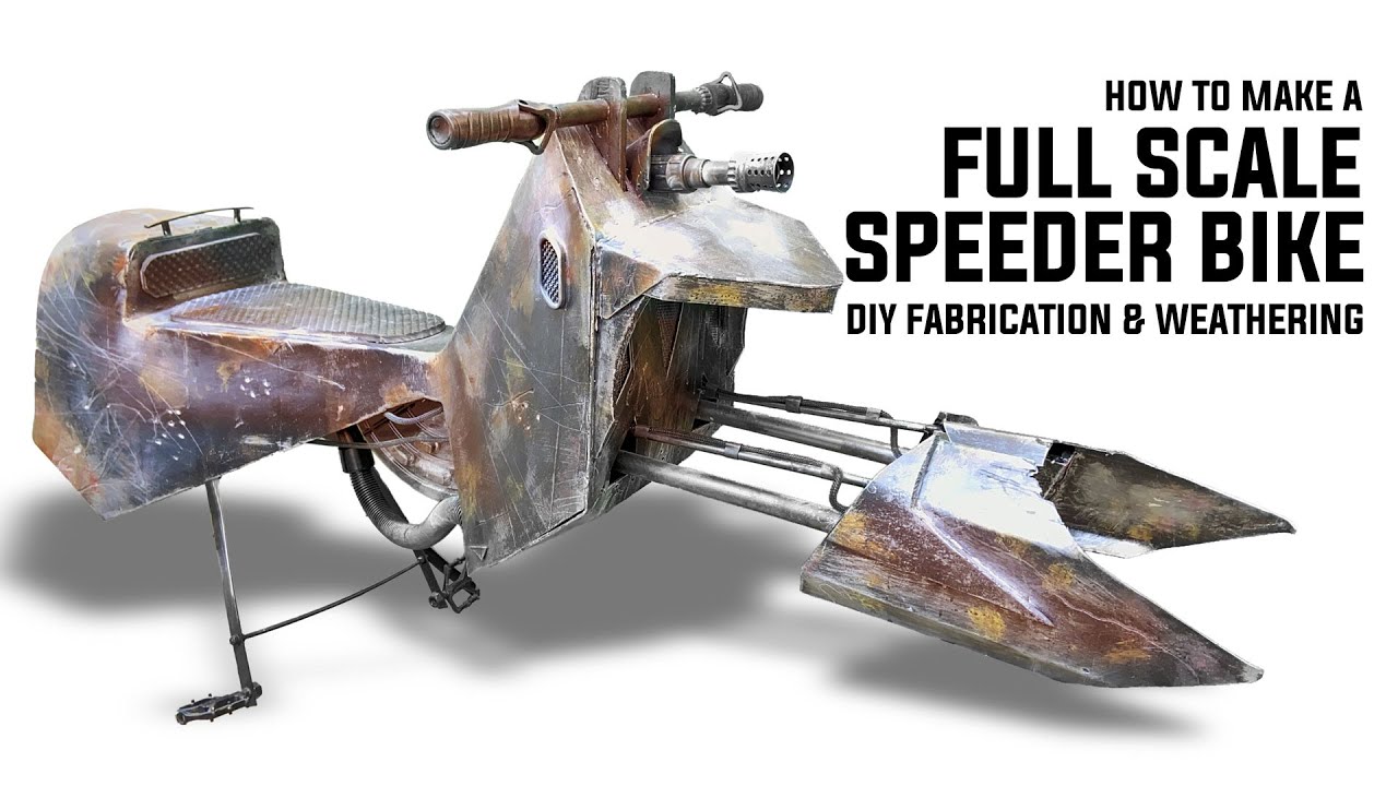 SPEEDER BIKE BUILD FULL SIZED | DIY STAR WARS HOW TO TUTORIAL