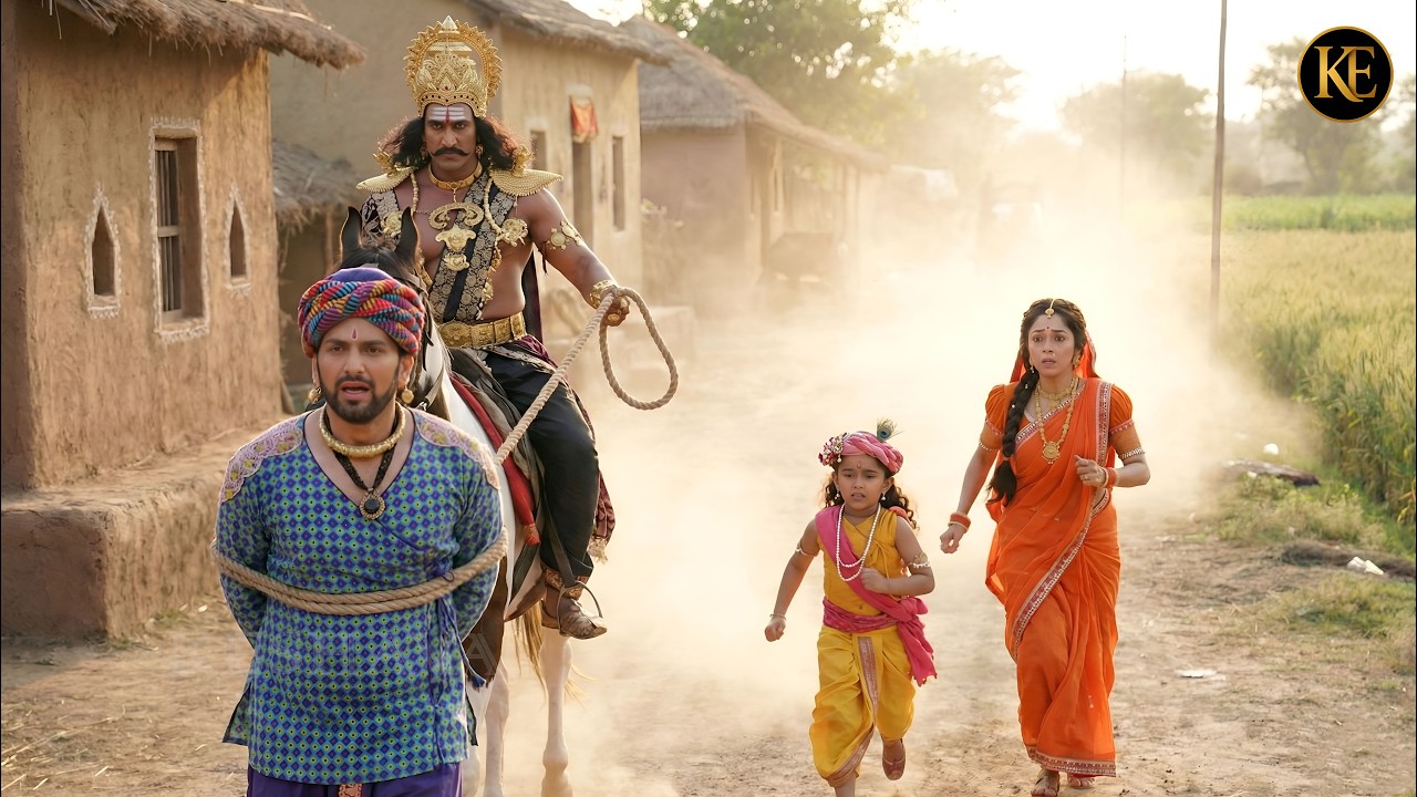 कंस ने नंद बाबा को बाँधकर दौड़ाया फिर बाल कान्हा ने जो किया सब दंग रह गए! || मैया यशोदा का नंदलाला |
