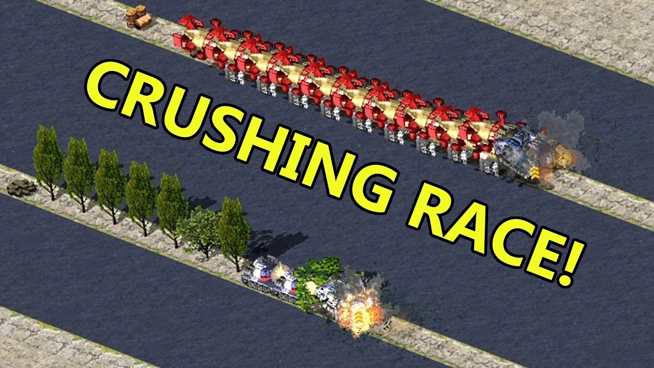 Battle Fortress Crushes Weird Stuff - [Red Alert 2]