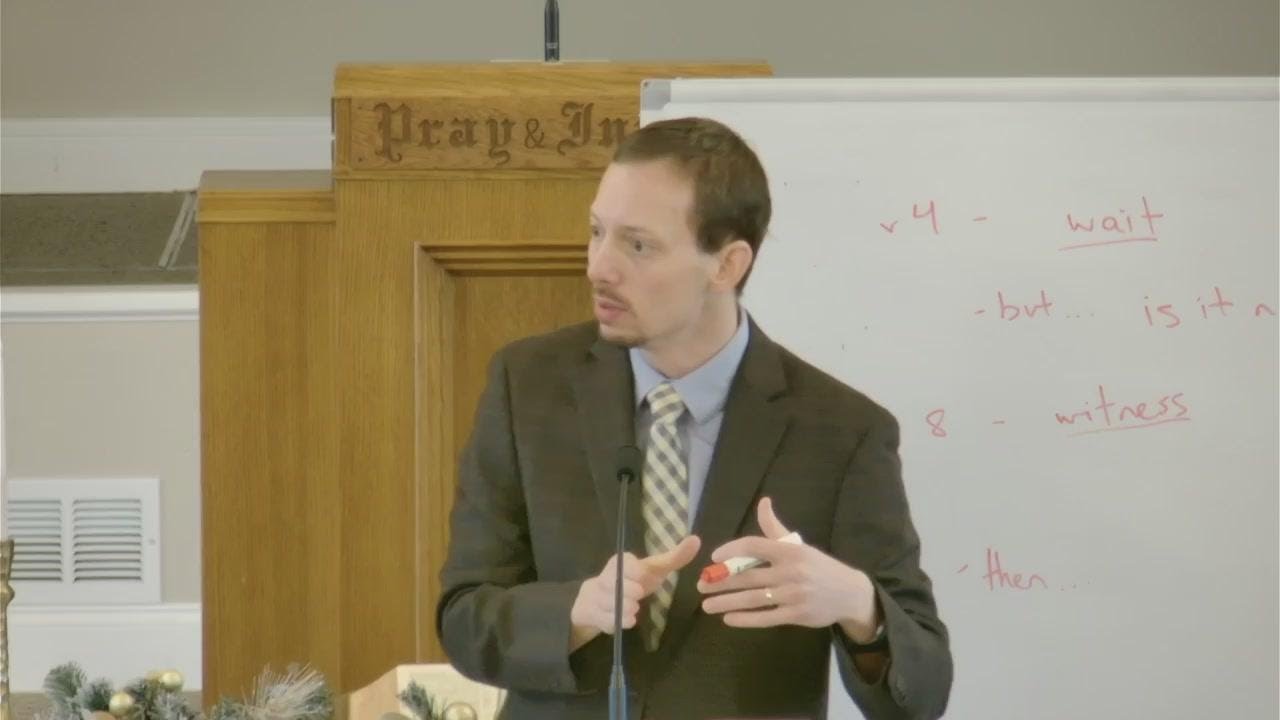 Acts: Pioneers and Patterns - Acts 1:1-11 (1/11/26 Sunday School)