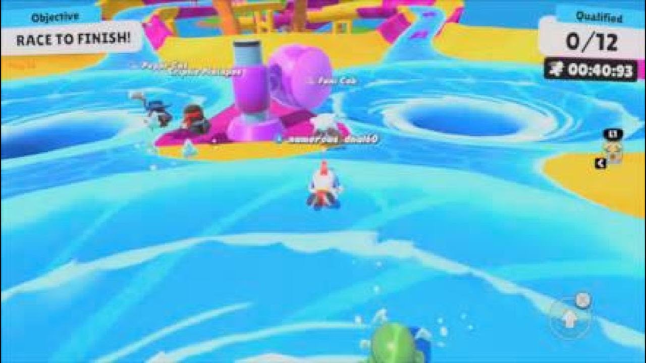 Playing stumble guys