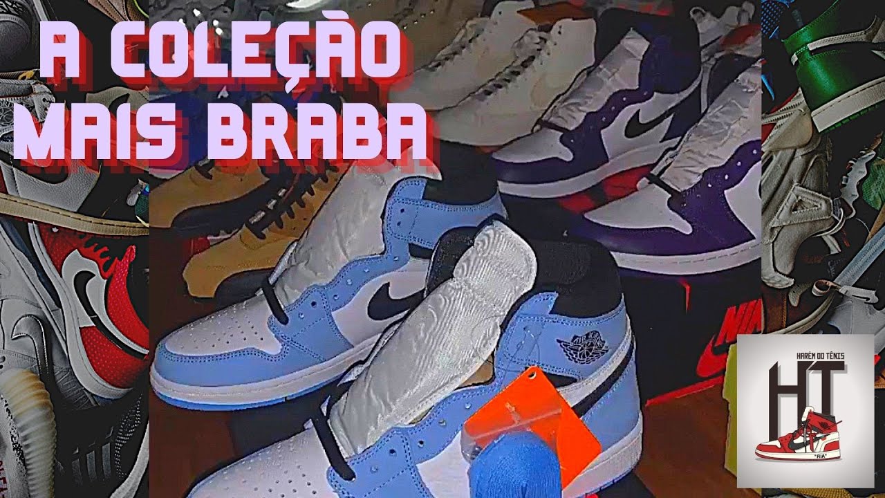 MOSTRANDO A MINHA COLEÇÃO/ESTOQUE DE SNEAKERS RAROS!