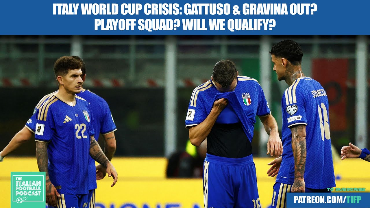 Italy World Cup CRISIS: Gattuso & Gravina OUT? | Playoff Squad | Di Lorenzo RETIRE | Do We Qualify?