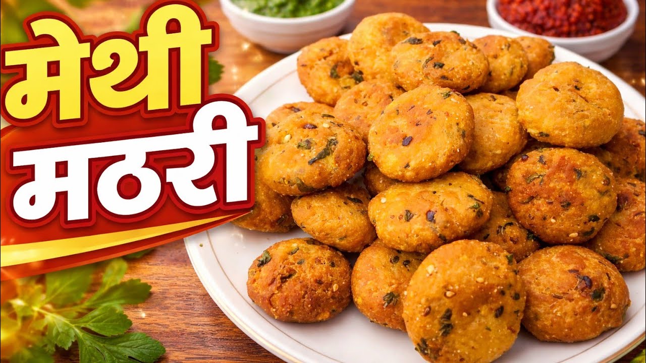 खस्ता कुरकुरी और स्वादिष्ट मेथी मठरी| होली स्पेशल आसान नमकीन रेसिपी| मेथी मठरी बनाने की आसान विधि