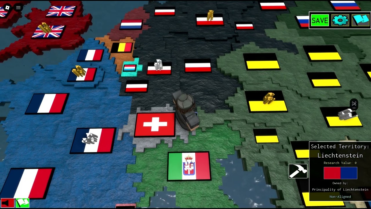 Start of World War 1 Map/1914 (Iron Assault)