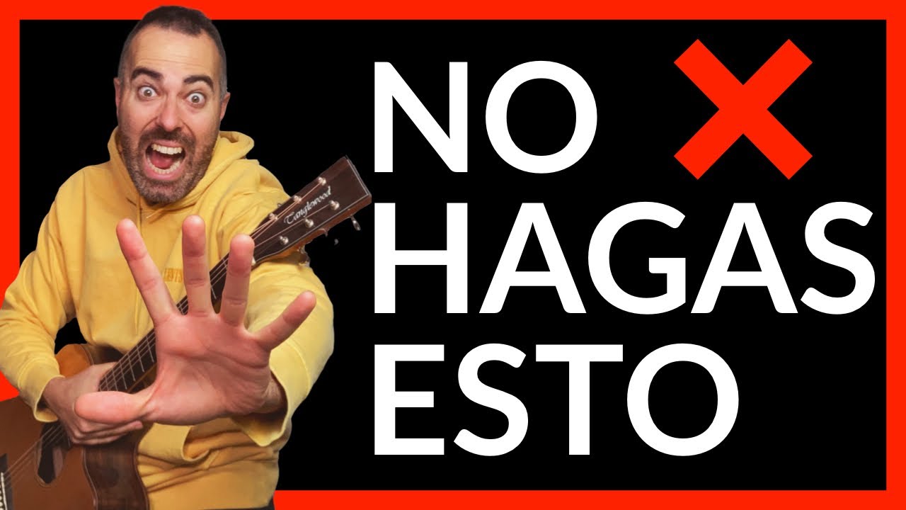 ⚠️ 50 Errores Comunes de Guitarra (y c&oacute;mo evitarlos)