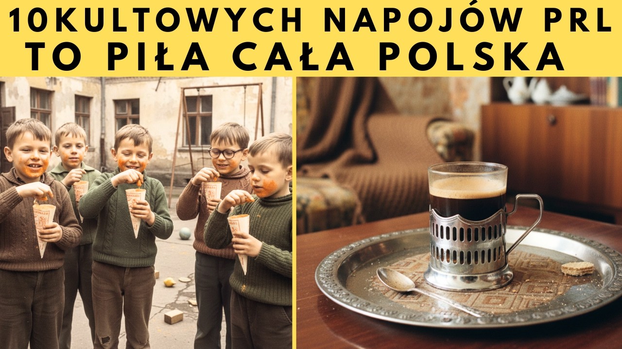 10 niezapomnianych napojów PRL – smak dzieciństwa, czy pamiętasz wszystkie?