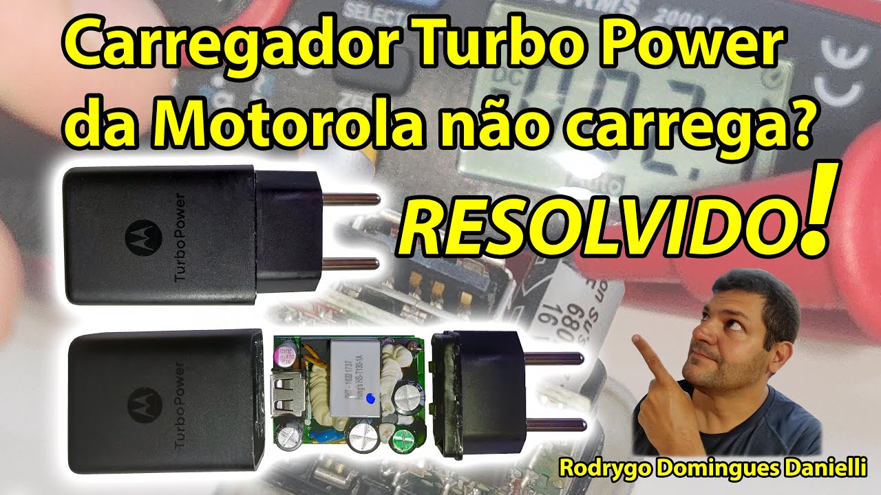 Carregador de celular Motorola não carrega! Carregador usb não liga! Abri Motorola turbo power SC-28