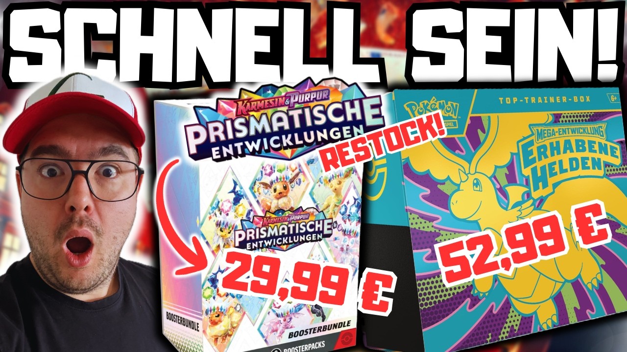 Pokemon Prismatische ZUR UVP?! 😱 Restock-Alarm | Picks der Woche