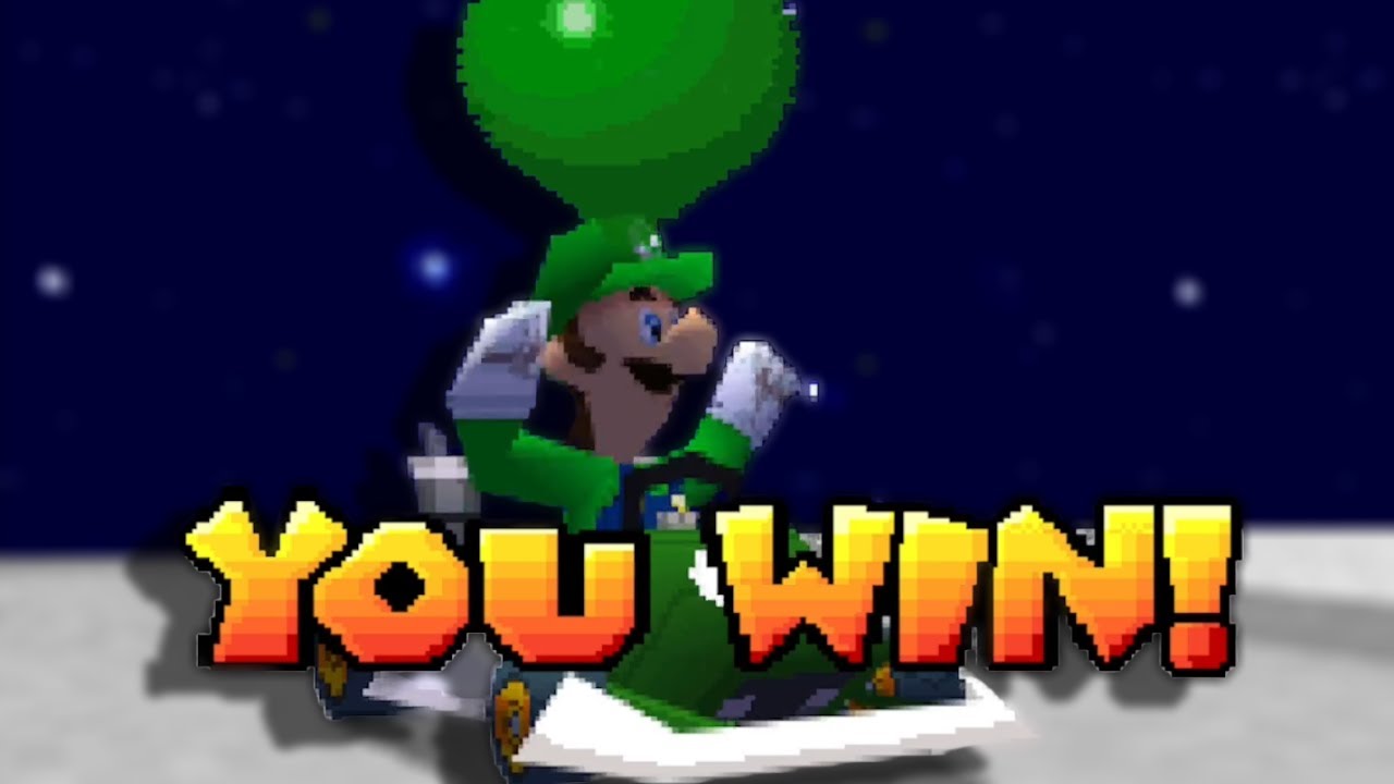 Luigi Wins by Doing Absolutely Nothing - Mario Kart DS (Balloon Battle)