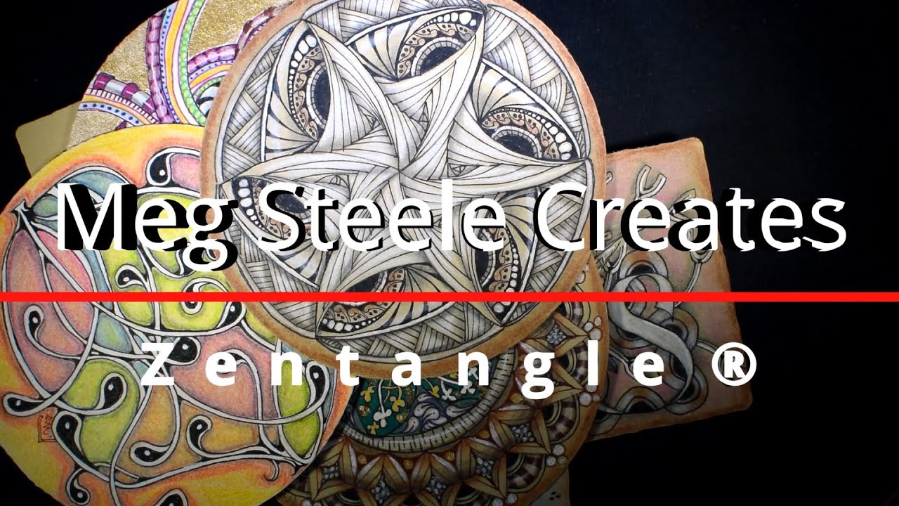 How To Create Meditative Art Zentangle Intro | Meg Steele Creates