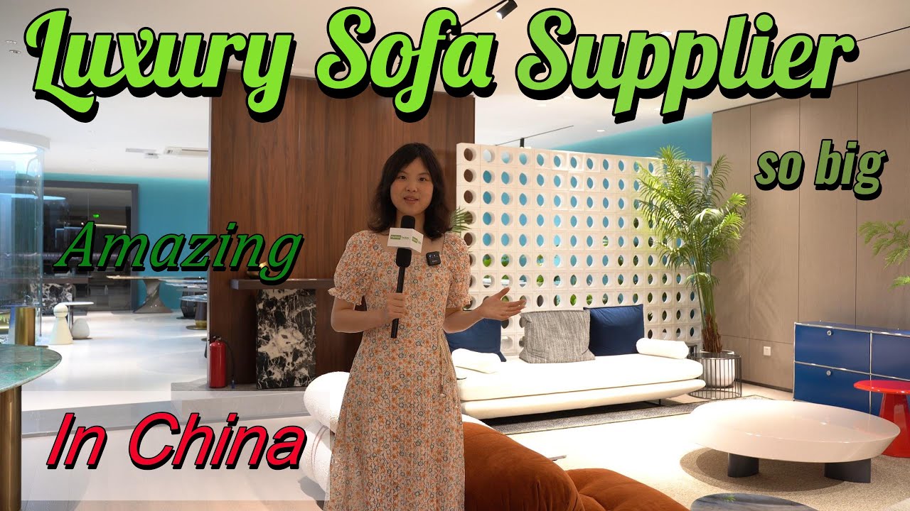 A luxury sofa manufacturer showroom in china (comfortable sofa & accent chair)