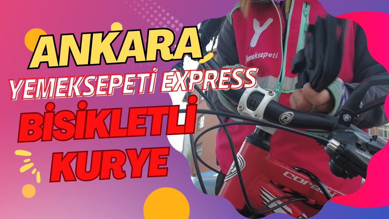 ANKARA'DA BİSİKLETLİ KIZ KURYE / BİSİKLETLİ KURYE MOTOSİKLETLE AYNI PAKET ÜCRETİ Mİ ALIYOR?