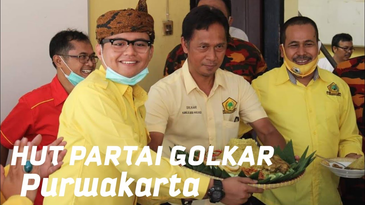 HUT PARTAI GOLKAR KE 56 BERSAMA KETUA DPD KAB PURWAKARTA AHB MAULA AKBAR