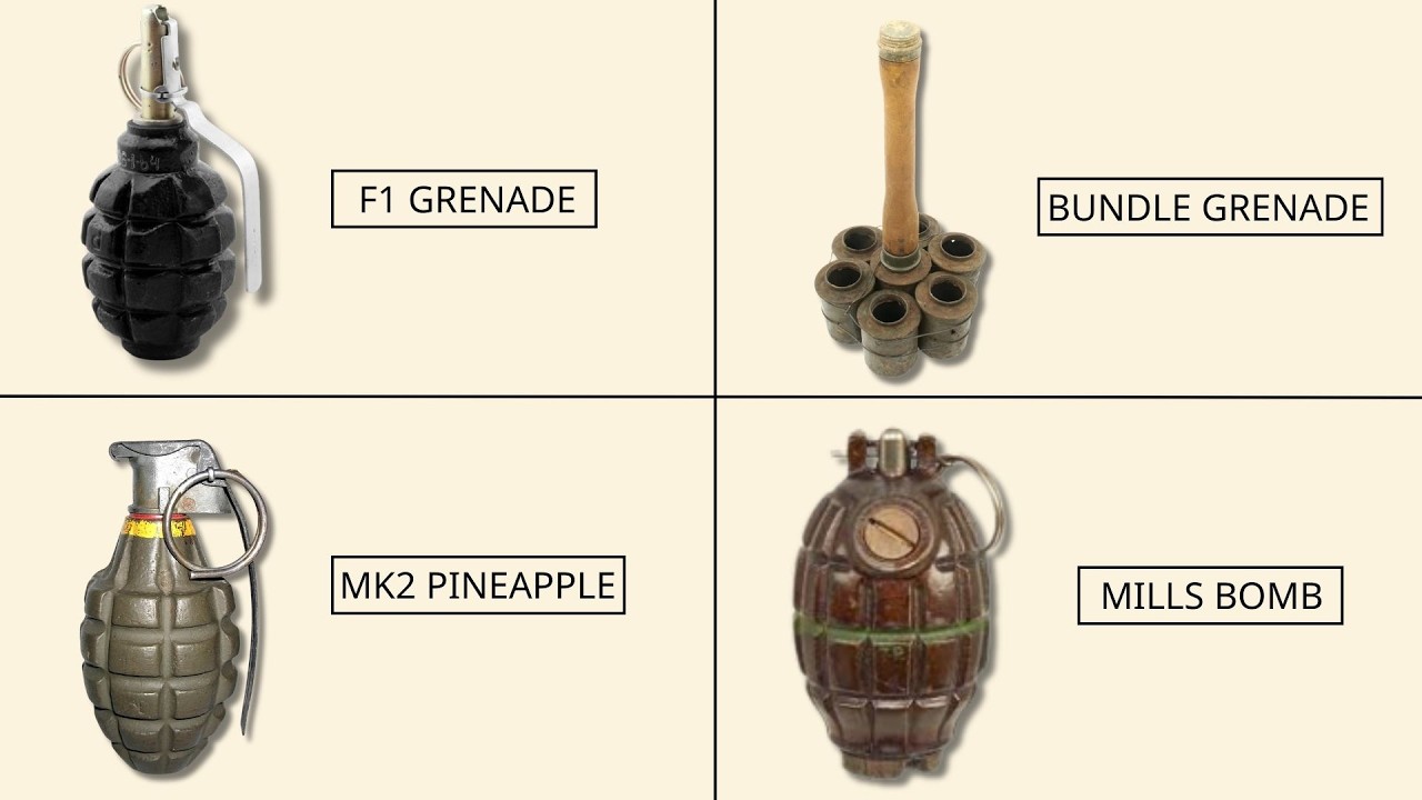 10 Most Powerful Grenades Used in World War II