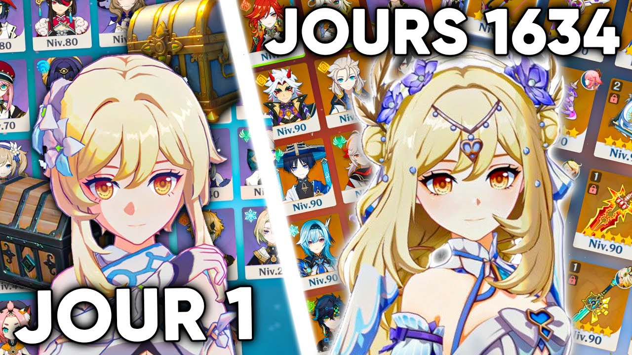 Mon compte Genshin Impact après 1634 JOURS ! (Bilan Final)