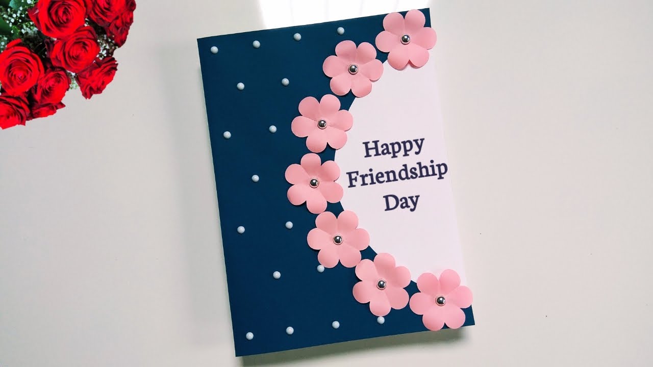 Very easy Friendship day card | Friendship day card for best friend |how to make friendship day card