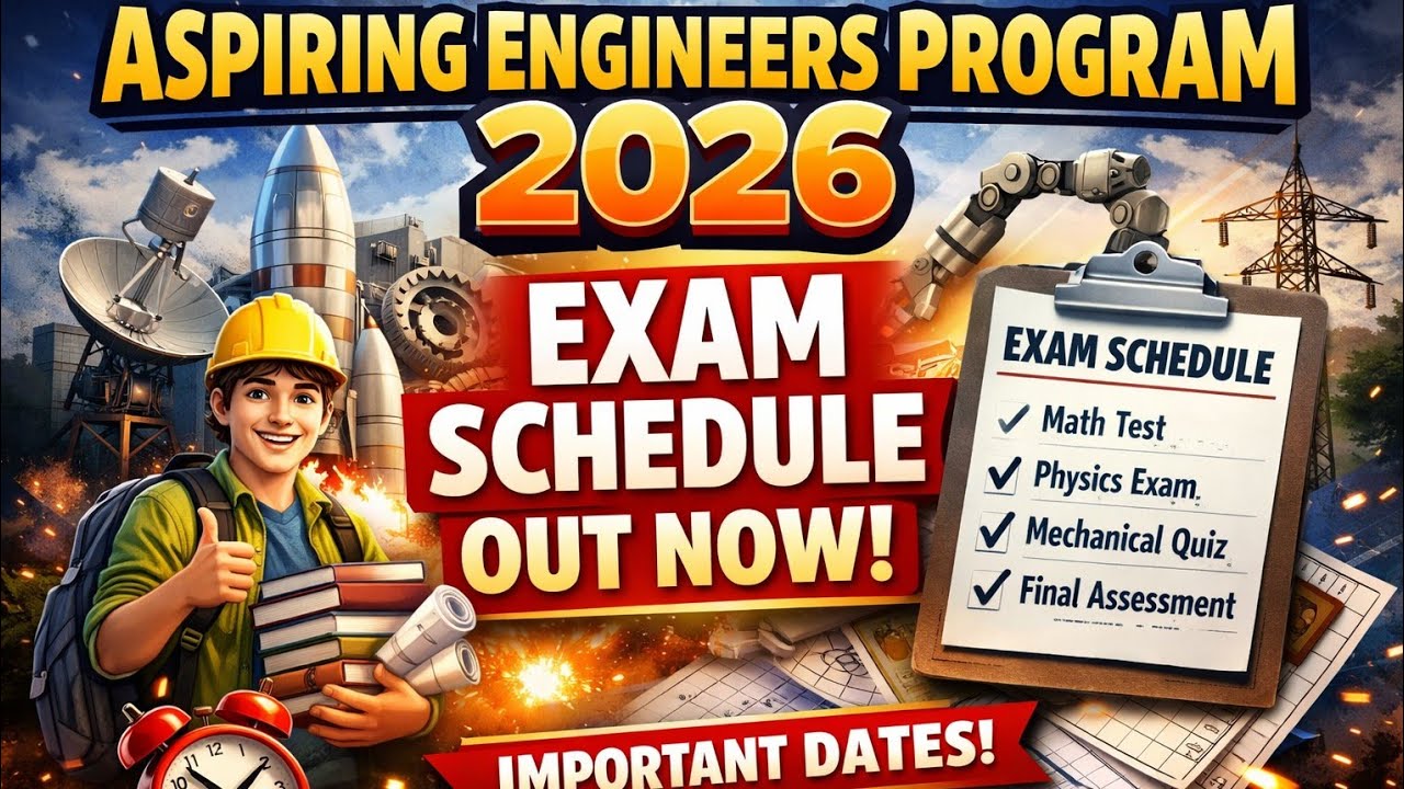 Aspiring Engineers Program 2026 - Schedule