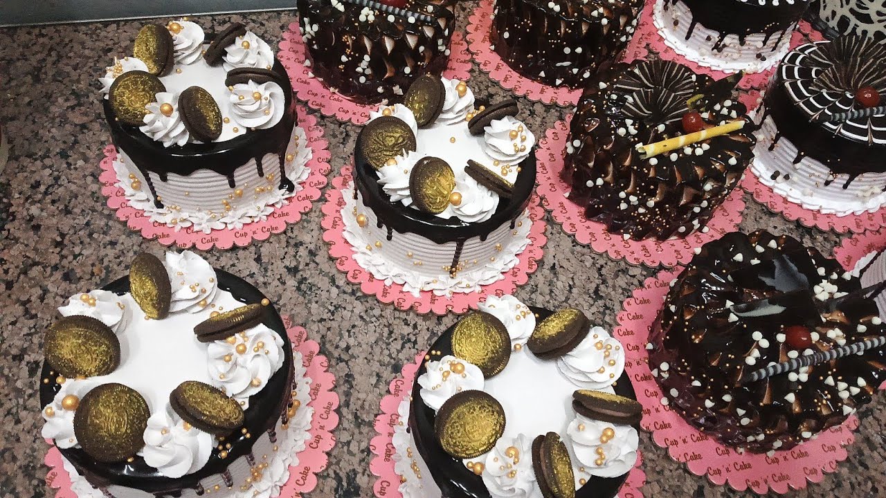 chocolate cake banane walon Ko mare lakh mein jodna counter design naye naye Black forest kuchh nay