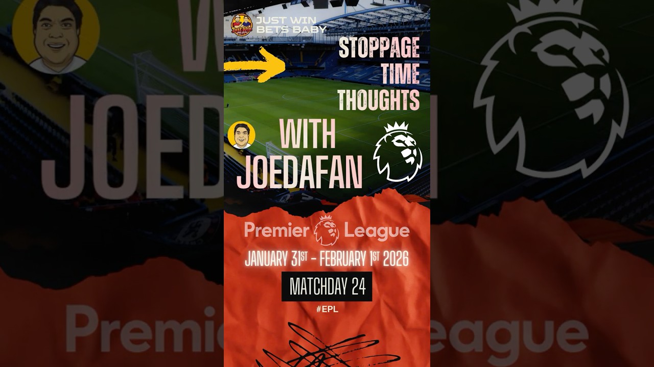 Don't Miss These EPL Bets Matchday 24 ⚽️ 